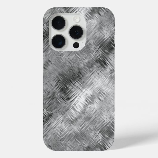 Hematite grijze gekramde textuur Case-Mate iPhone case (Achterkant)