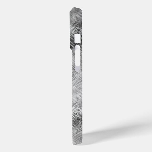 Hematite grijze gekramde textuur Case-Mate iPhone case (Achterkant / Links)