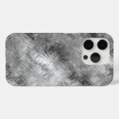Hematite grijze gekramde textuur Case-Mate iPhone case (Achterkant (horizontaal))