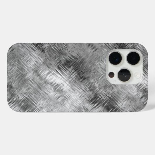 Hematite grijze gekramde textuur Case-Mate iPhone case (Achterkant (horizontaal))
