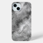 Hematite grijze gekramde textuur Case-Mate iPhone case (Achterkant)