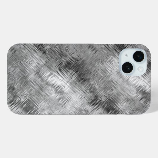 Hematite grijze gekramde textuur Case-Mate iPhone case (Achterkant (horizontaal))