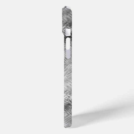 Hematite grijze gekramde textuur Case-Mate iPhone case (Achterkant / Links)