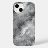 Hematite grijze gekramde textuur Case-Mate iPhone case (Achterkant)