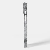 Hematite grijze gekramde textuur Case-Mate iPhone case (Achterkant / Links)