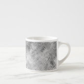 Hematite grijze gekramde textuur espresso kop (Rechts)