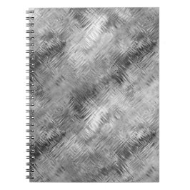 Hematite grijze gekramde textuur notitieboek