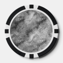 Hematite grijze gekramde textuur pokerchips