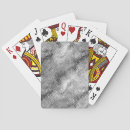 Hematite grijze gekramde textuur pokerkaarten