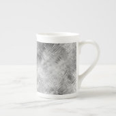 Hematite grijze gekramde textuur porselein kop (Rechts)