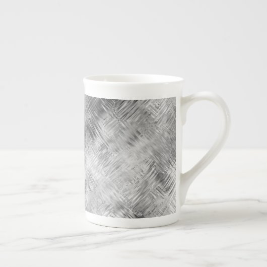 Hematite grijze gekramde textuur porselein kop (Rechts)