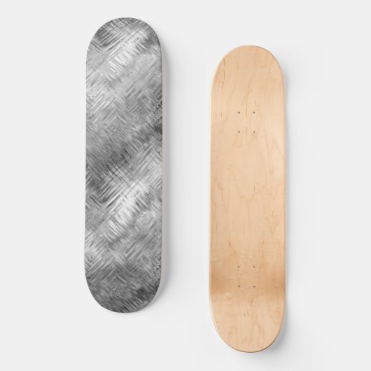 Hematite grijze gekramde textuur skateboard (Voorkant)
