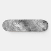 Hematite grijze gekramde textuur skateboard (Horizontaal)