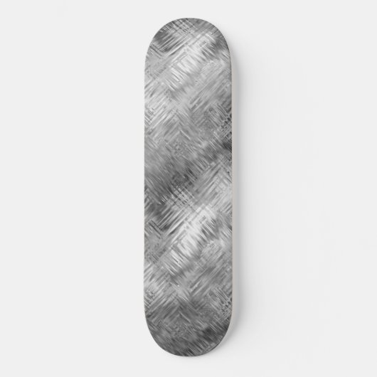 Hematite grijze gekramde textuur skateboard (Voorkant)