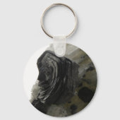 Hematite IJzer Roos Sleutelhanger (Voorkant)