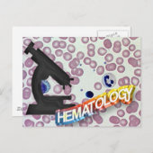 HEMATOLOGIE - Medische technologie - Laboratorium Briefkaart (Voorkant / Achterkant)