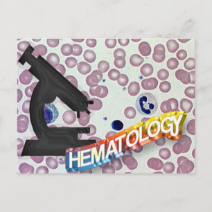 HEMATOLOGIE - Medische technologie - Laboratorium Briefkaart