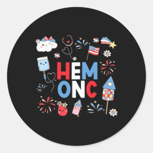 Hematologie Oncologie Nurse Peds Hem Onc Nurse 4th Ronde Sticker