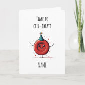 Hematologie Rode bloedcel felicitatiekaart Kaart (Voorkant)