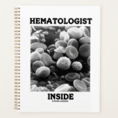 Hematologist in bloedcellen planner (Voorkant)