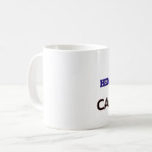 Hematoloog aangedreven door cafeïne koffiemok (Voorkant links)