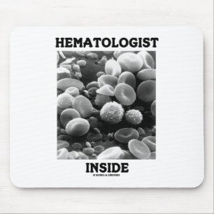 Hematoloog Inside (bloedcellen) Muismat