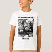 Hematoloog Inside (bloedcellen) T-shirt (Voorkant)