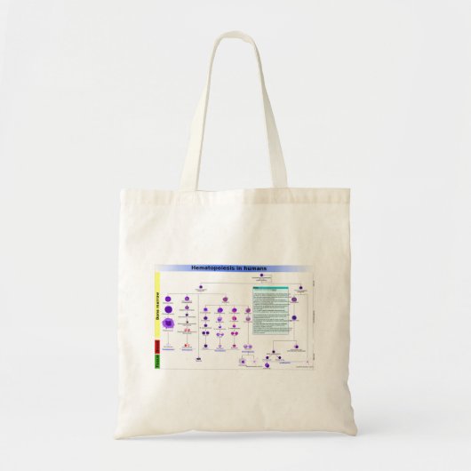 Hematopoëse bij de mens tote bag (Voorkant)