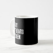 Hemd Echter Sorry Baard Getrouwd Koffiemok (Voorkant links)