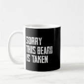 Hemd Echter Sorry Baard Getrouwd Koffiemok (Links)