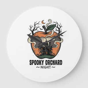 HeMd met geestenappel Vintage enge boomgaard nacht Grote Klok