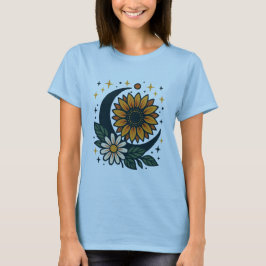 Hemdblouse met Hemelbloem voor Vrouwen T-shirt