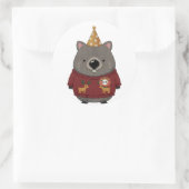 Hemdje Kerstmis Wombat Sticker Vel (Tas)