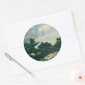 Hemel 001 ronde sticker (Envelop)