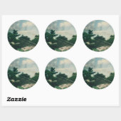 Hemel 001 ronde sticker (Vel)