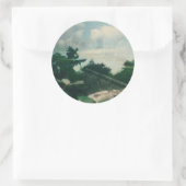 Hemel 001 ronde sticker (Tas)