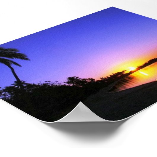 Hemel bij de Shore Poster (Hoek)