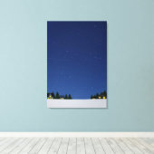 Hemel bij nacht 2 canvas afdruk (Insitu (Houten vloer))