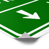 Hemel, echte wereld of hel poster (Hoek)