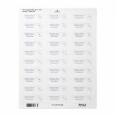 Hemel Elegant Trouw Wit Retouradres Etiket (Full Sheet)