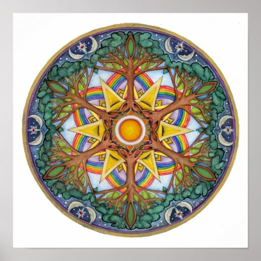 Hemel en Aarde Poster (Voorkant)