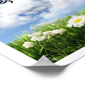 Hemel en bloemen, Live, Laugh, Leer. Poster (Hoek)