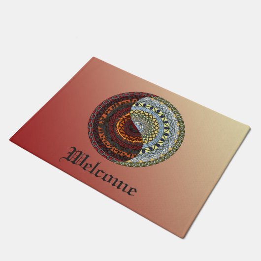 Hemel en Hel Deurmat (Schuin)