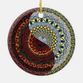 Hemel- en Hel-Ornament Keramisch Ornament (Achterkant)