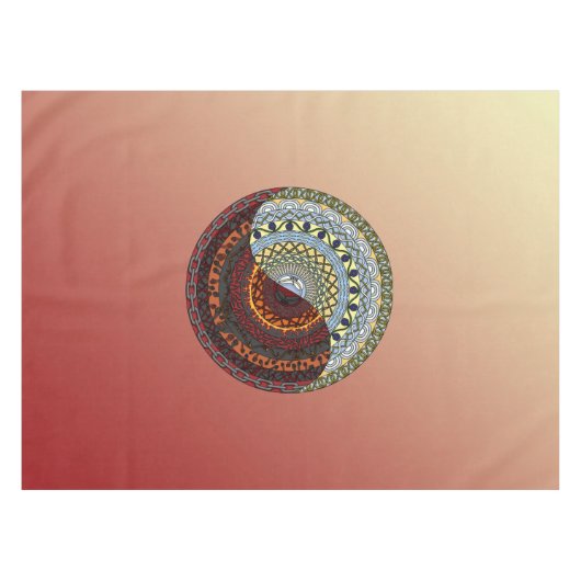 Hemel en Hel Tafelkleed (Voorkant (Horizontaal))