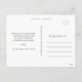 Hemel en Natuur zingen | kerst-Briefkaart Feestdagenkaart (Achterkant)