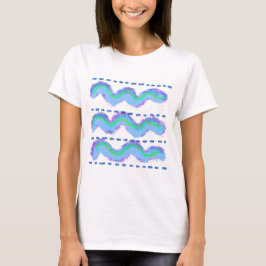 Hemel En Surf Zomer Streep T-shirt