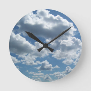 Hemel en wolken Acrylwandklok Ronde Klok