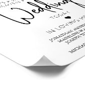 Hemel Gedicht Ter liefdevolle herinnering Trouw He Poster (Hoek)