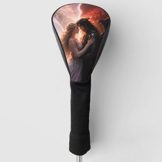 hemel hel liefde golfheadcover (Voorkant)